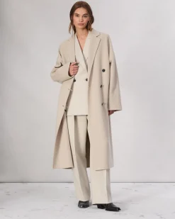 Thea Wool-Blend Coat