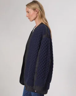 Winnie Mixed-Media Jacket