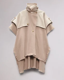 Wool Trench Poncho